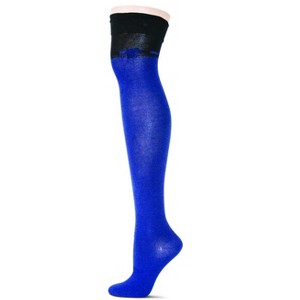 Memoi Tie The Knot Over The Knee Warm Cotton Blend Socks - 1 of 2