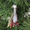 Morawski 2.75 In Black And Silver Mini Bat Ornament Halloween Gem Size Tree Ornaments - 4 of 4