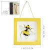 AuldHome Design Spring Tiered Tray Signs, 3pc Set; Bee-Themed Seasonal Home Decor Mini Signs - 3 of 4
