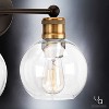 Urban Ambiance Luxury Vintage Industrial Bath Fixture,  10-7/8"H x 15-1/2"W,  Olde Bronze Finish, UHP2500 - 4 of 4