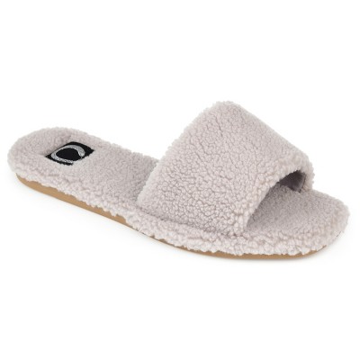 Journee Collection Women's Faux Fur Sunlight Slipper