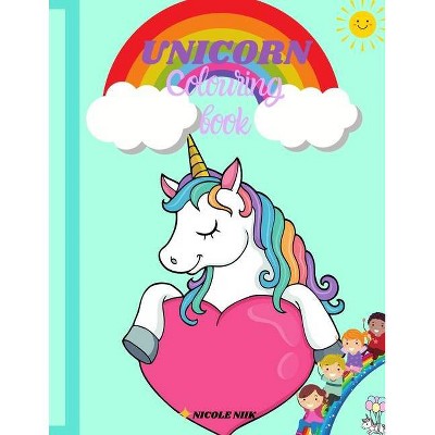 Unicorn colouring book - by  Neek Nicole (Paperback)