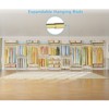 Timate U4 U Shape Garment Rack Heavy Duty Clothes Rack, Expandable Clothing Rack Wall Mounted Closet Extra Large Walk in Closet System - 3 of 4