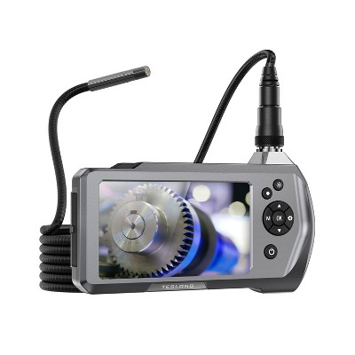 Teslong NTS450A Endoscope and Household Inspection Camera with 4.5 Inch Screen and 9.8 Foot Snake Cable for Car Repairs, Plumbing Fixes, and More