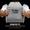 VEVOR Curved Weight Vest Plates, 14.5 LB Pairs, Premium Steel Weighted plates, Contoured Ergonomic Fit – WODs, Additional Weight for Weight Vests - 4 of 4