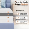 FDW 10 inch Bamboo Charcoal Memory Foam Mattress Cooling Gel CertiPUR-US Certified Breathable Bed Mattress for Cooler Sleep,White - 3 of 4