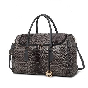 MKF Collection Rina Crocodile Women’s Duffle Bag by Mia K - 1 of 4