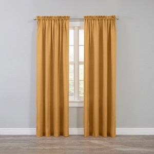 BrylaneHome BH Studio Microfiber Rod-Pocket Panel - 1 of 4