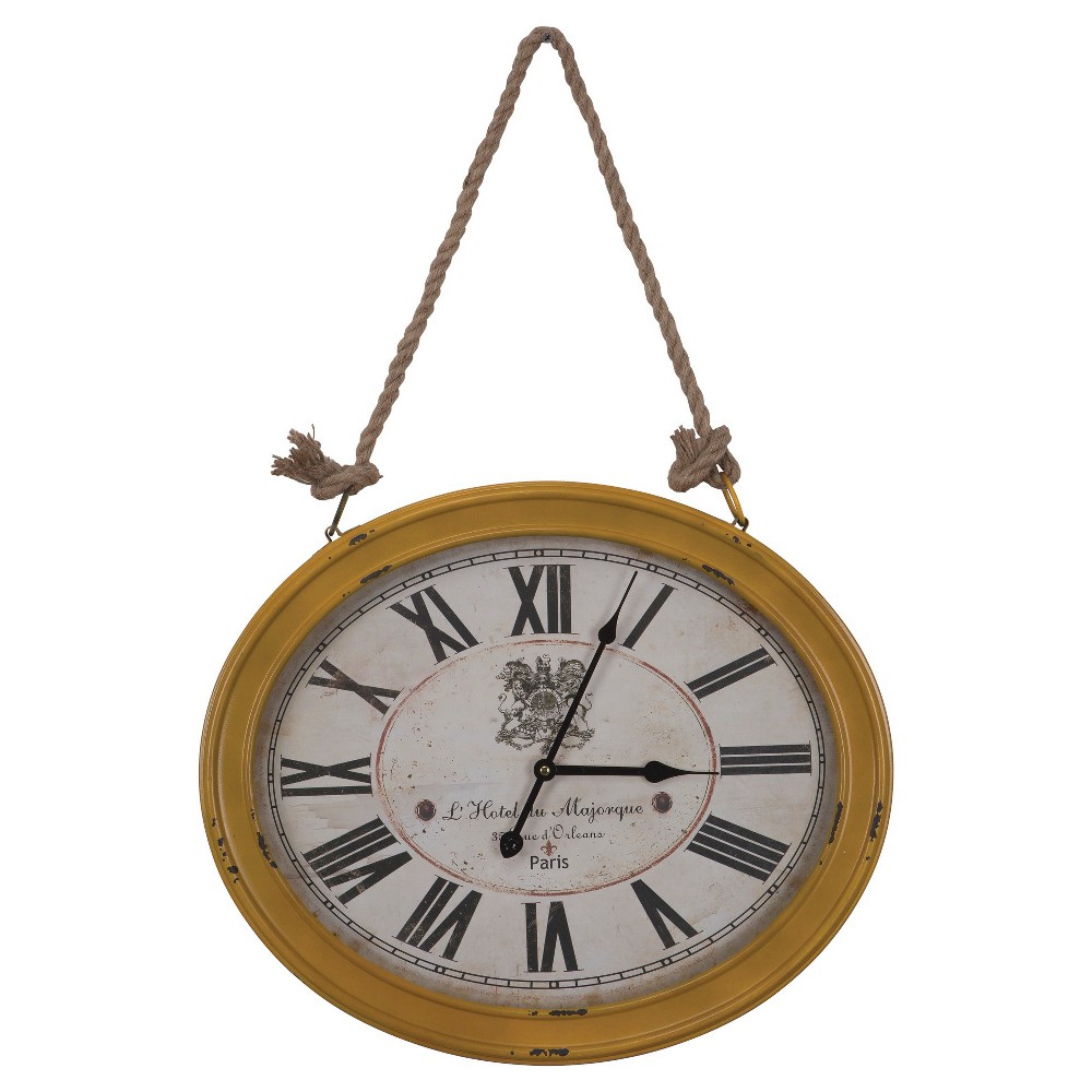 UPC 845805066307 product image for Yosemite Circular Wall Clock - Yellow, Multi-Colored | upcitemdb.com