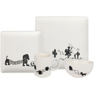 4 piece dinnerware set