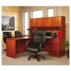 Alera Alera Strada Series High-Back Swivel/Tilt Top-Grain Leather Chair, Supports Up to 275 lb, 17.91" to 21.85" Seat Height, Black - 3 of 4