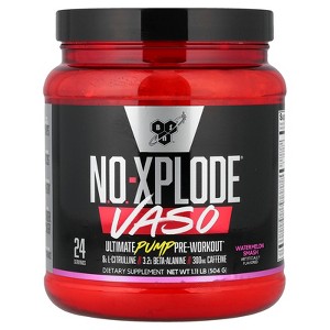 BSN No-Xplode VASO, Ultimate Pump Pre-Workout, Watermelon Smash, 1.11 lb (504 g) - 1 of 4