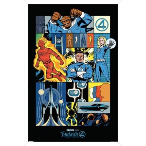 Trends International Marvel Fantastic Four: First Steps (2025) - Comic Panel Framed Wall Poster Prints - 1 of 4