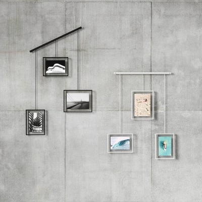 Classic Black Wall-Mounted Picture Frame Set of 3