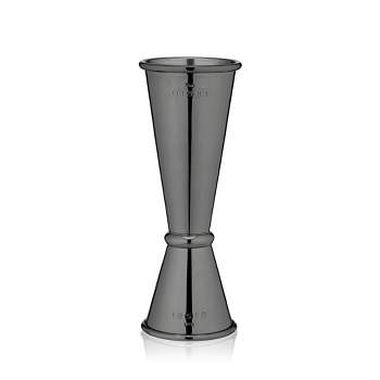 Viski Stepped Jigger With Handle, 4 Measurement Markings, Measuring Cup For  Cocktail Recipes, 0.5 Oz, 1 Oz, 1.5 Oz, & 2 Oz, Stainless Steel, Silver :  Target