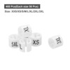 Unique Bargains Color Coding Plastic Reusable Round Shape Clothes Hanger Marker Size Tag 400 Pcs - 3 of 4