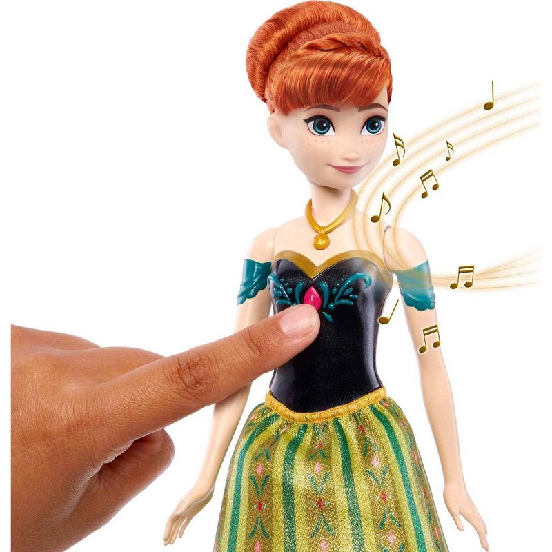 Disney Frozen Singing Anna Doll - Sings &#34;For the First Time in Forever&#34;, 4 of 9
