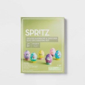 Rainbow and Unicorn Easter Egg Decorating Kit - Spritz™ - 1 of 3