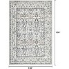 Persian Style Washable Rug, 8x10 Feet Low Pile & Non-Slip, for Bedroom Dining Room Home Office - 2 of 4