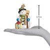Old World Christmas Glass Blown Ornament, Gleeful Snowman - 3 of 3