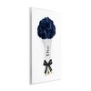 Stupell Industries Blue Rose Floral Bouquet Fashion Glam Bow, 15" x 10" - 3 of 4