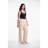 Lafidi Women’s High-Rise Wide Leg Dress Pants – Double Pleat Office Slacks with Slash & Welt Pockets - 2 of 4