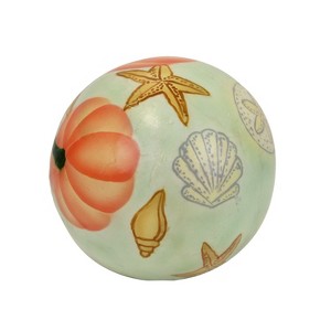 Beachcombers 3.5" Give Thanks Capiz Ball - 1 of 4