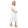August Sky Women's Textured Midi Dress - 3 of 4