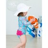 RuffleButts Baby/Toddler Girls UPF50+ Long Sleeve One Piece Rash Guard - 4 of 4