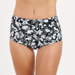 Calypsa Women's High Waisted Full Coverage Bikini Bottom - 1 of 3