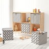 Bacati - Love Gray/white Storage Box Small - 2 of 4
