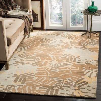 Spud Palm Leaf Hand Tufted Wool 8' x 10' Area Rug