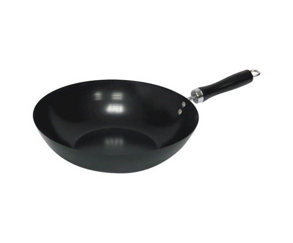 Gourmet Chef 12 Inch Non Stick Wok - Black