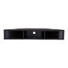 Tybo Open Shelves Corner Floating Console TV Stand for TVs up to 50" - HOMES: Inside + Out - 3 of 4