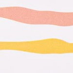 colorful stripes w/black discs