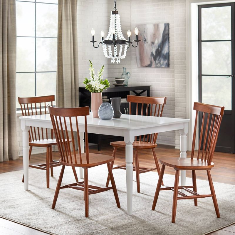 Set of 2 Venice High Back Contemporary Windsor Dining Chairs - Buylateral, 4 of 11