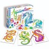 Aquarellum Junior Dragons Painting Set, Includes 4 Canvases and Watercolors, Ages 6-12 - 2 of 2