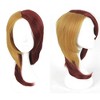 Unique Bargains Women's Wigs 18" Blonde Red with Wig Cap - 4 of 4