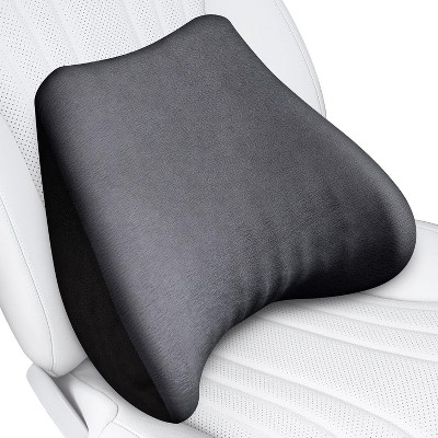 TruAIR Memory Foam Lumbar Support Pillow Ð Back Cushion for Car & Office