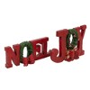 Northlight Wreath and Bow "Noel" and '"Joy" Christmas Signs - Set of 2 - image 3 of 3