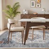 MontVoo Machine Washable Low Pile Vintage Area Rug Lake Blue - 2 of 4