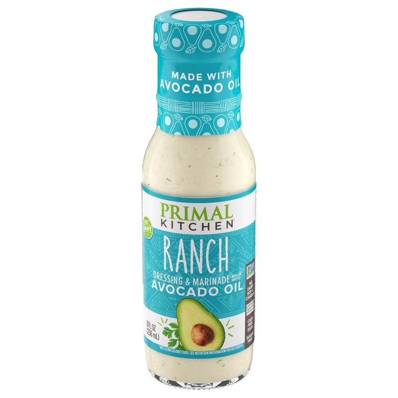 Primal Kitchen Dairy-Free Ranch Dressing with Avocado Oil - 8 fl oz, 1 of 16