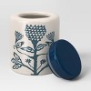 Large Stoneware Floral Food Storage Canister - Threshold™ - 3 of 3