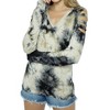 Women's Tie Dye Stud Sliced Long Sleeve Top - VOCAL APPAREL - 4 of 4
