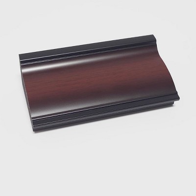 Harvard Walnut Full Length Rectangular Wood Mirror