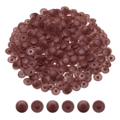 Unique Bargains Plastic Decoration Furniture White Screw Cap Covers
