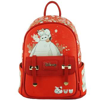 Nickelodeon Classic Comic Character Face Garfield Zippered Mini Backpack  Bag Orange