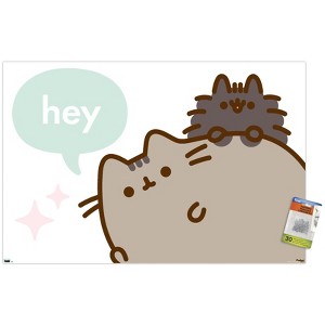 Trends International Pusheen - Hey Unframed Wall Poster Prints - 1 of 4