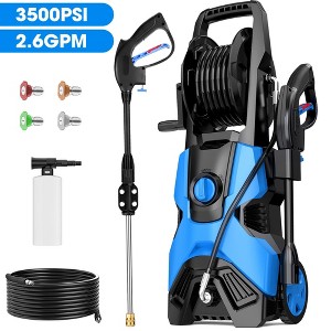 HONGGE Electric High Pressure Washer Machine 3500PSI at 2.6 GPM 110V Cold, Ideal for Cleaning Decks - 1 of 4
