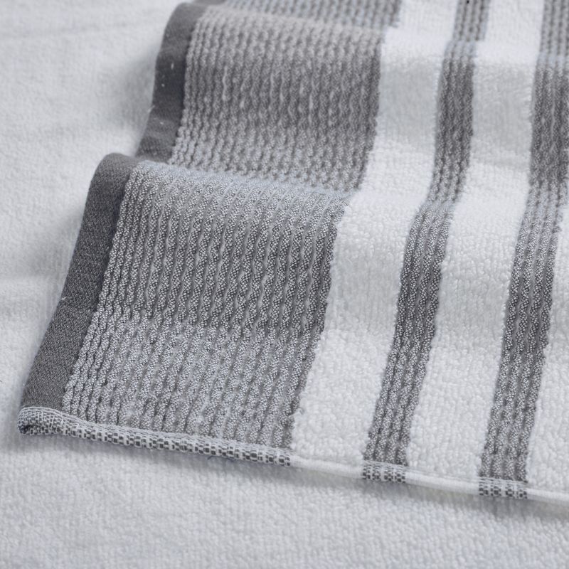 Modern Threads 6 Piece Bath Towel Set, Quick Dry Striped, Reinhart., 3 of 4